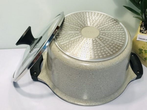 Nồi giả đá chống dính Lock&Lock Stone 24cm LCA6244D-IH Nồi giả đá chống dính Lock&Lock Stone 24cm LCA6244D-IH