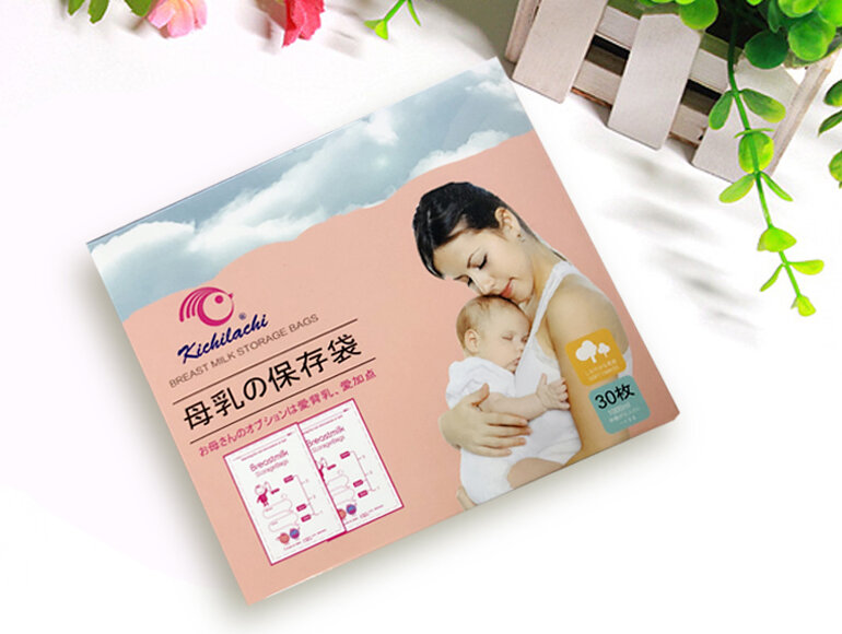Túi trữ sữa kichilachi - Hộp 30 túi 100ml