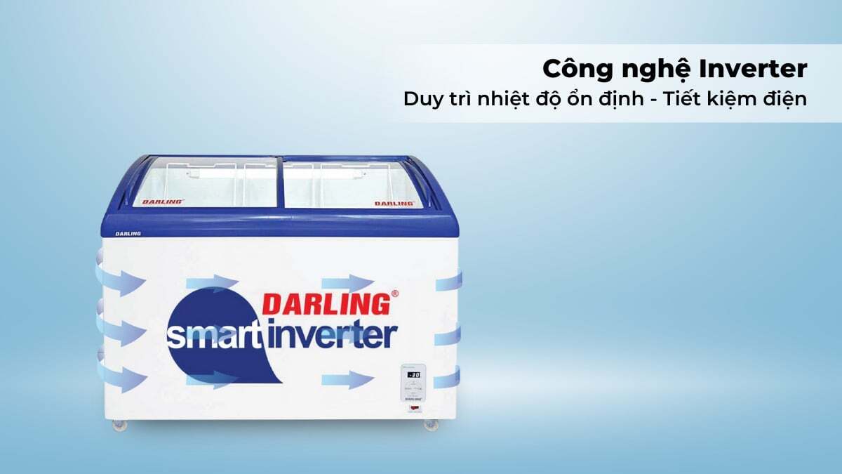 Tủ đông 1 ngăn Darling DMF-4079ASKI được trang bị công nghệ biến tần Inverter Tủ đông 1 ngăn Darling DMF-4079ASKI được trang bị công nghệ biến tần Inverter