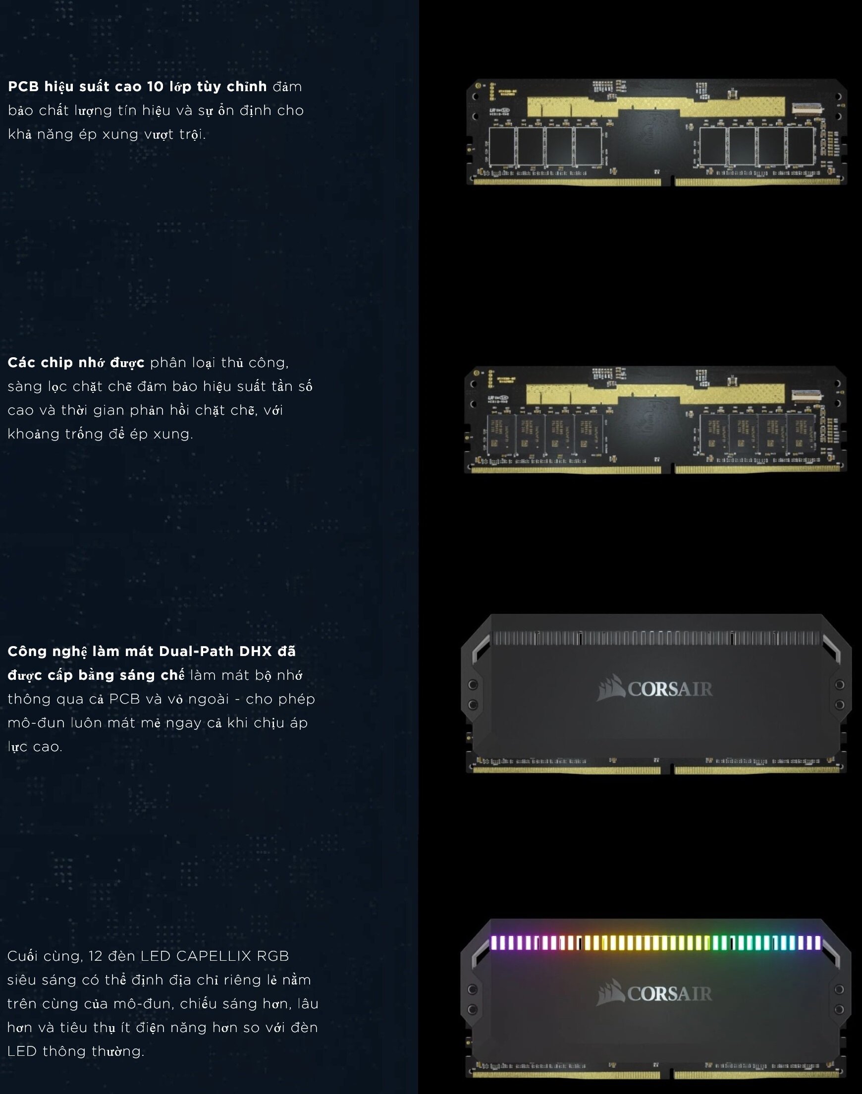 Ram Desktop Corsair Dominator Platinum White RGB