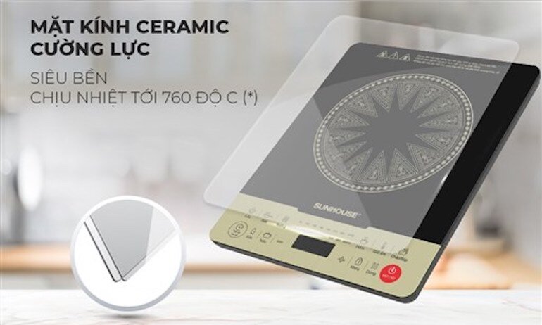 Bếp từ dương 1 vùng nấu Sunhouse SHD6869