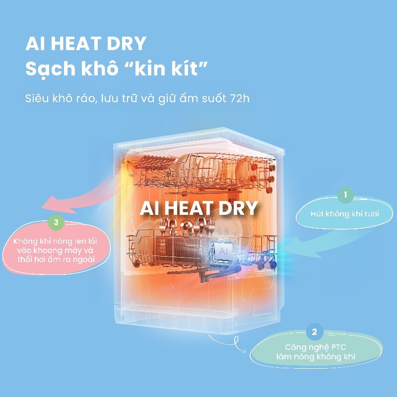 Máy rửa bát 12 bộ Comfee CDW-10F60TB