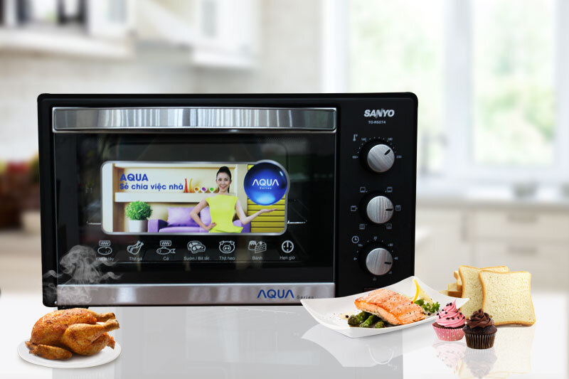 Lò nướng Sanyo Aqua TO-R5074 29 lít Lò nướng Sanyo Aqua TO-R5074 29 lít