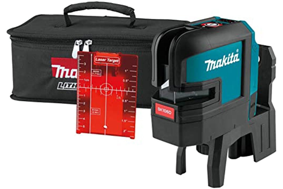 Thân máy cân mực laser tia đỏ pin 12V Makita SK106DZ