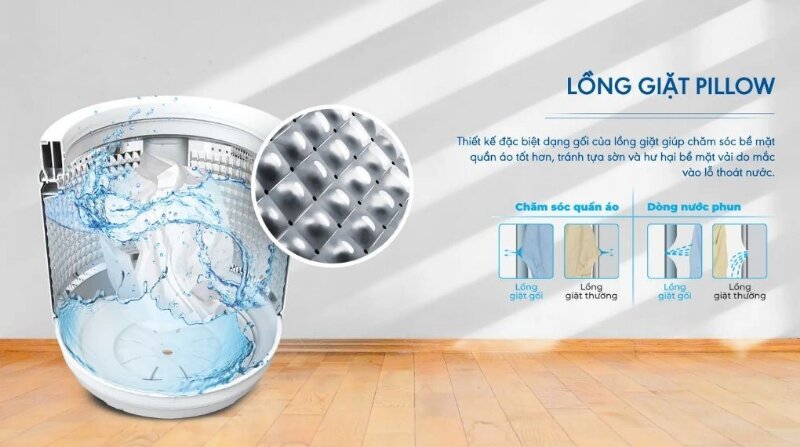 Máy giặt Aqua Inverter 11 kg AWM11-B2158L(B)