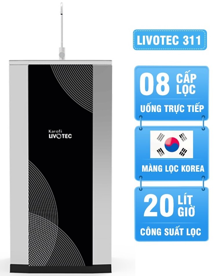 Máy lọc nước Karofi Livotec 311