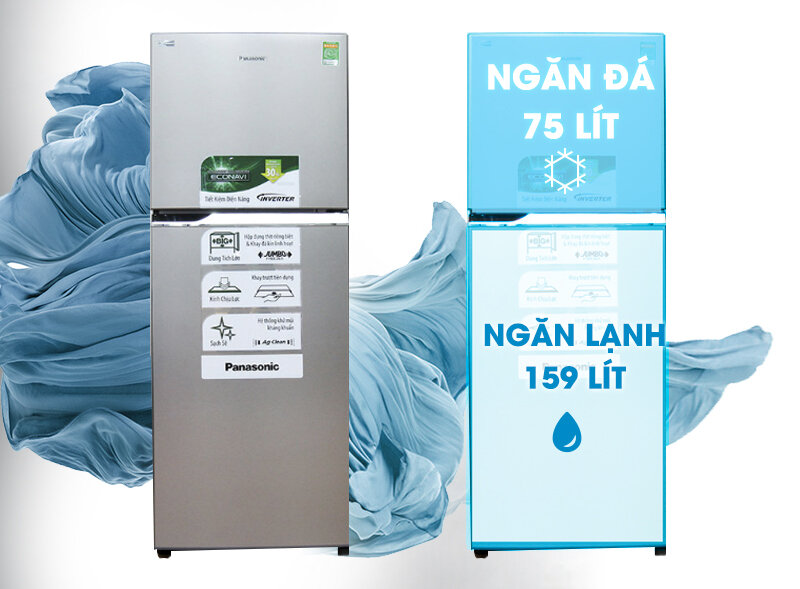 Tủ lạnh Panasonic 234 lít NR-BL267PSVN Tủ lạnh Panasonic 234 lít NR-BL267PSVN