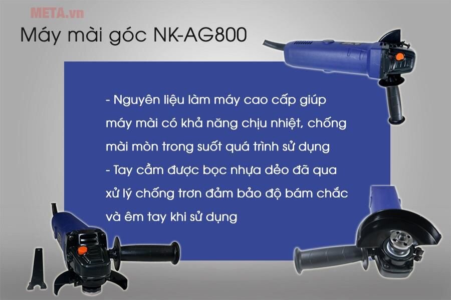 Máy mài góc Nikawa NK-AG800 Máy mài góc Nikawa NK-AG800
