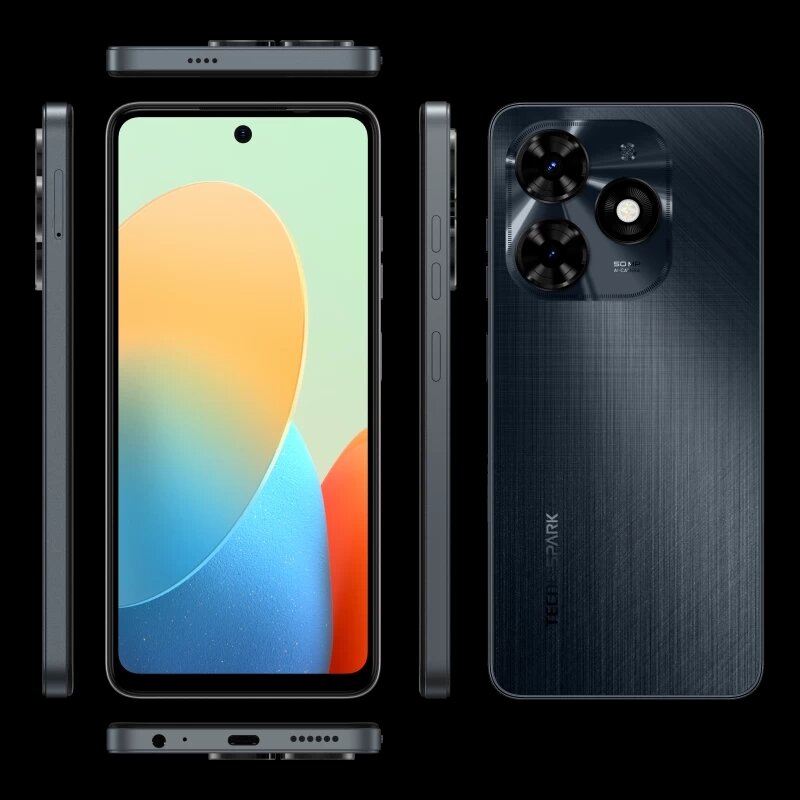 Điện thoại Tecno Spark 20C công nghệ sạc