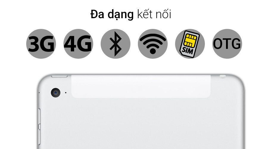 Máy tính bảng iPad Mini 4 Wifi Cellular 64GB Máy tính bảng iPad Mini 4 Wifi Cellular 64GB