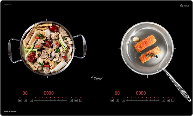 Bếp từ âm 2 vùng nấu Canzy CZ MLDB88I 