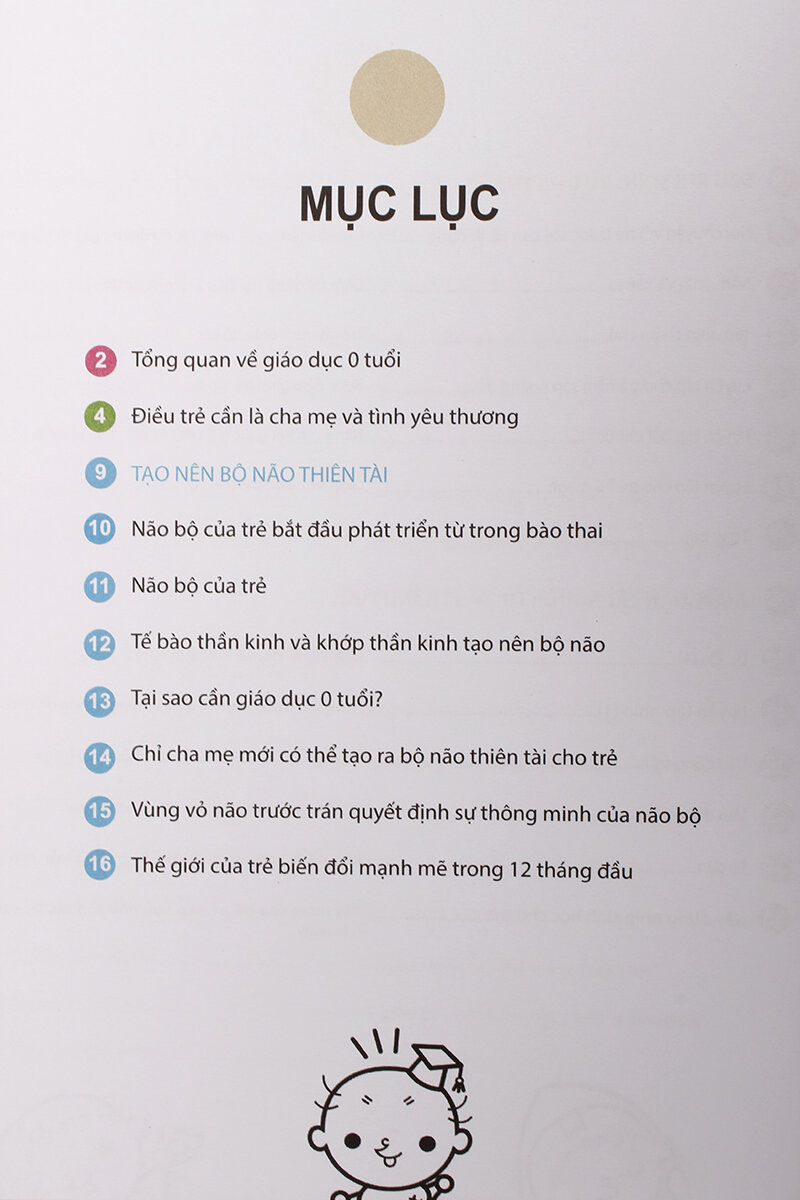  Sách dạy con kiểu Nhật ( giai đoạn 0 tuổi )