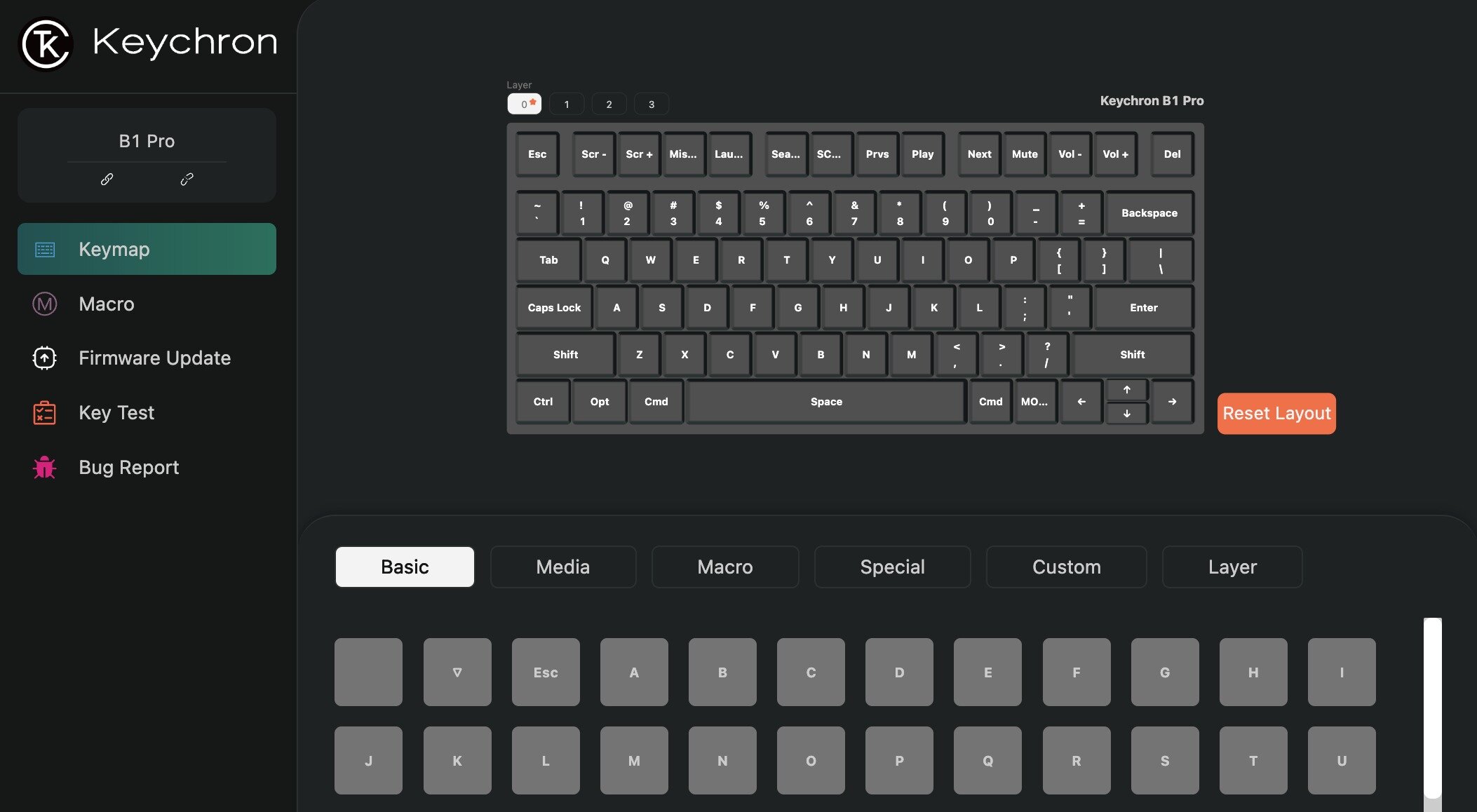 Bàn phím Keychron B1P-K1 B1 Pro Space Gray 5