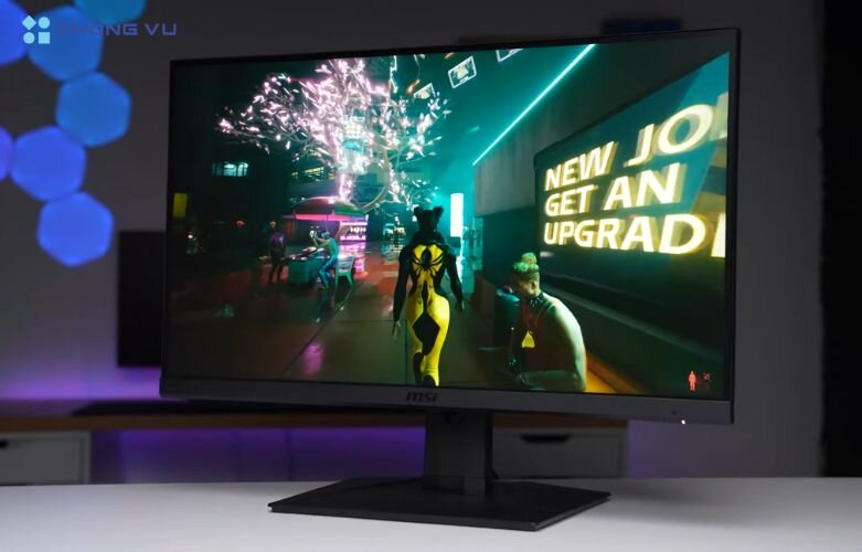 MSI G274QPF-QD được trang bị tấm nền IPS 27 inch với độ phân giải WQHD mang đến hình ảnh sắc nét