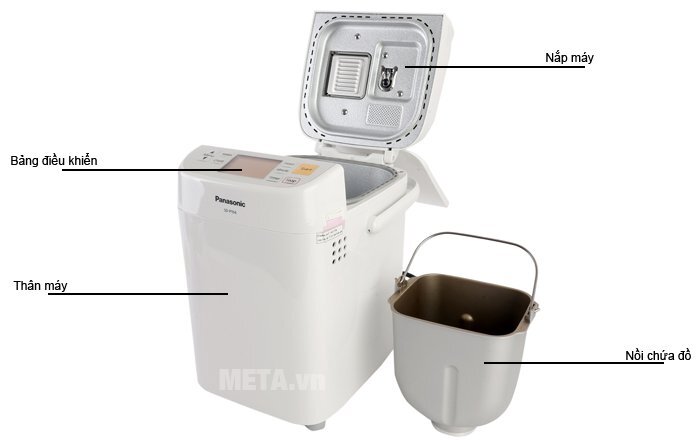 Máy làm bánh mỳ Panasonic SD-P104WRA