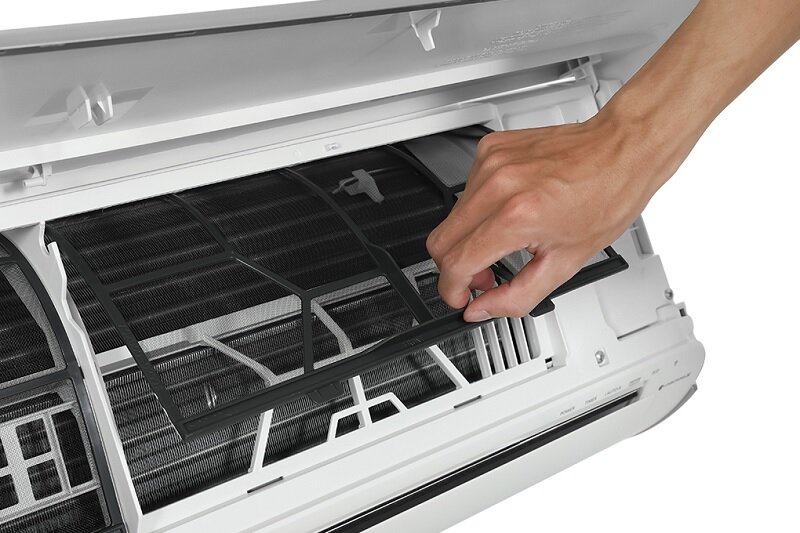 Điều hòa Panasonic Inverter 9000 BTU 1 chiều CU/CS-XU9ZKH-8 lọc không khí