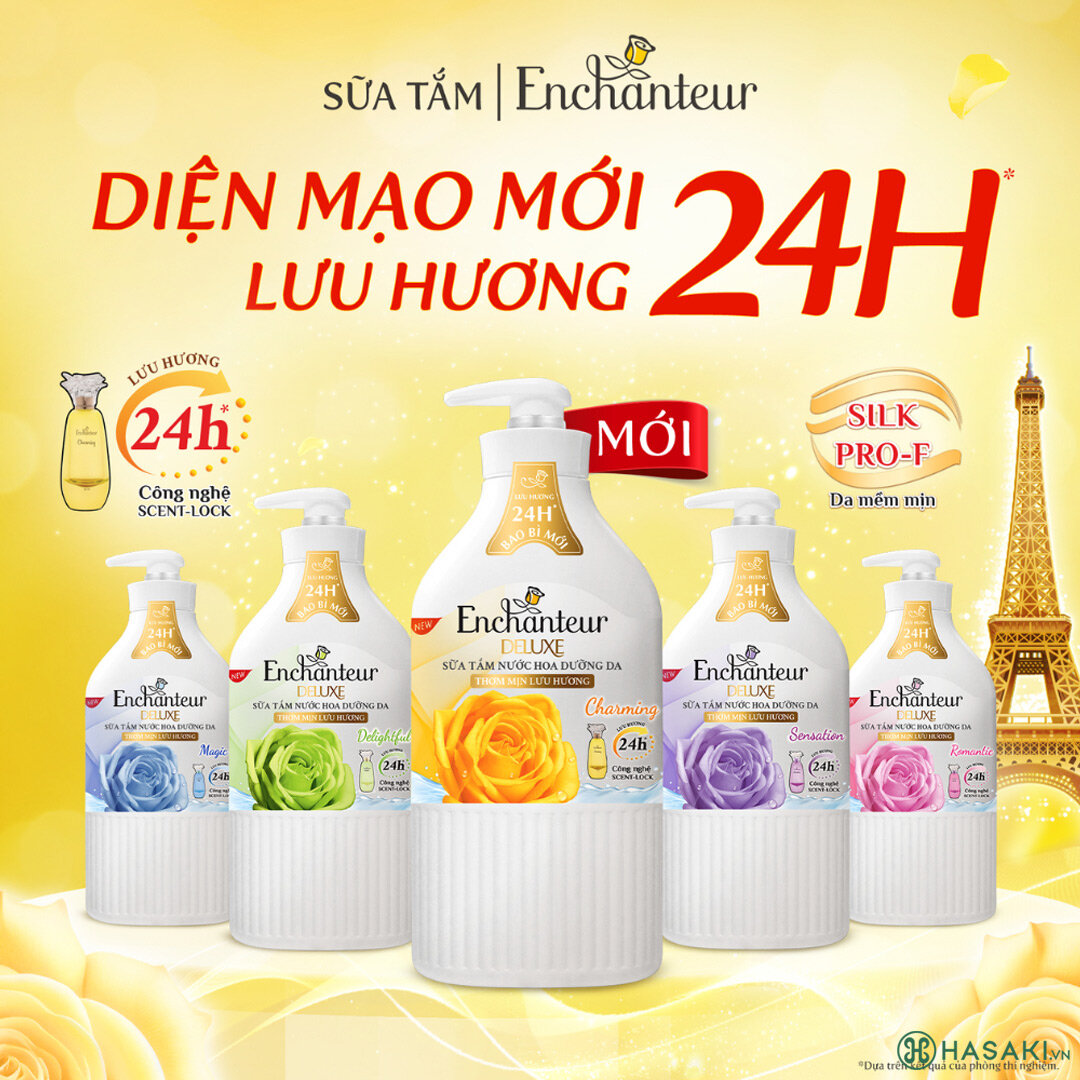 Mua Sữa Tắm Enchanteur Nước Hoa Dưỡng Da 650g tại Hasaki