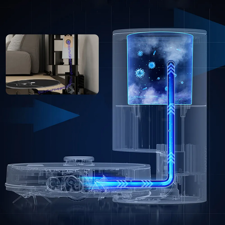 Robot hút bụi lau nhà thông minh Puppyoo R30