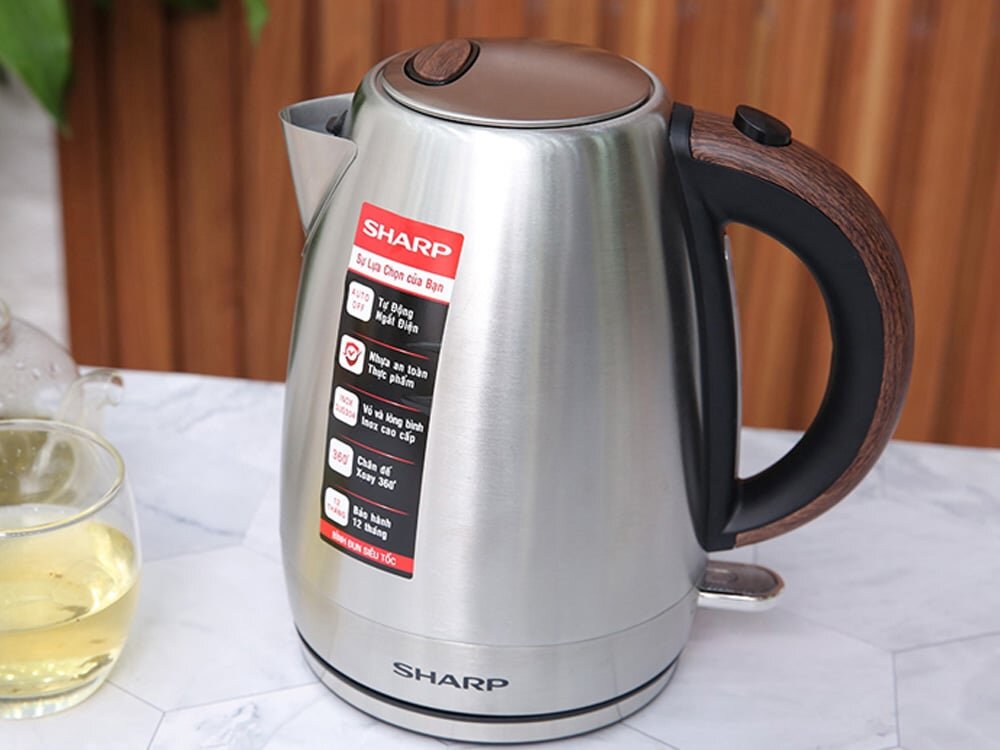 Hình ảnh bình đun siêu tốc Sharp EKJ-17EVSD-WD