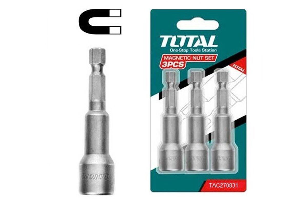 Bộ mũi vít bắn tôn 8mm Total TAC270831
