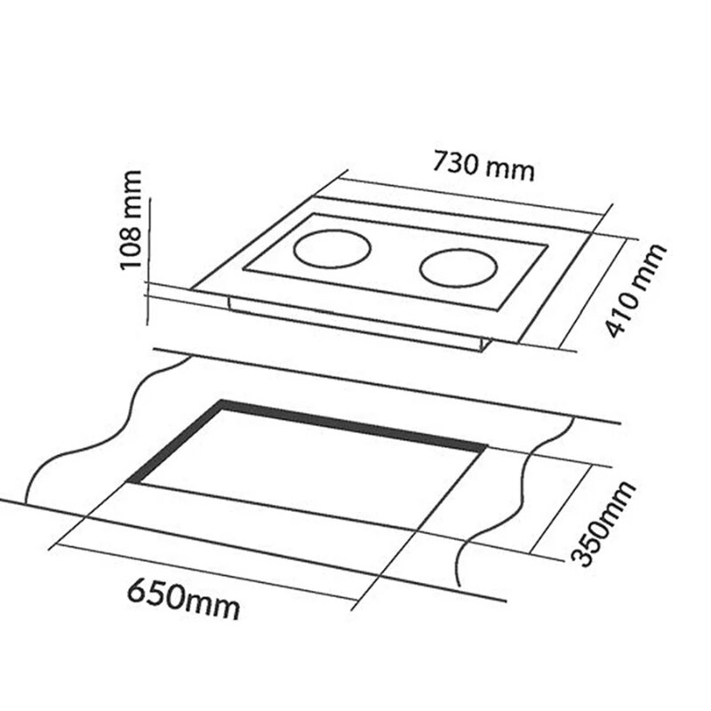 Bếp ga âm Eurosun EU-GA287 
