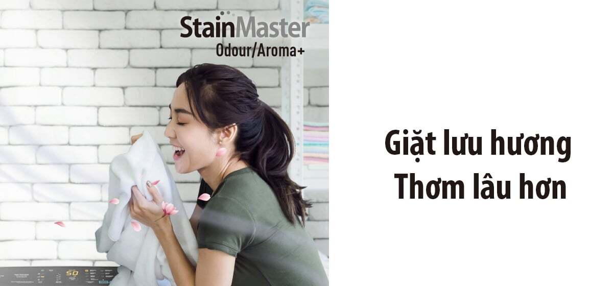 Giữ lâu mùi hương tươi mát với Odour/Aroma+ Panasonic Inverter 10.5 Kg NA-FD105X3BV