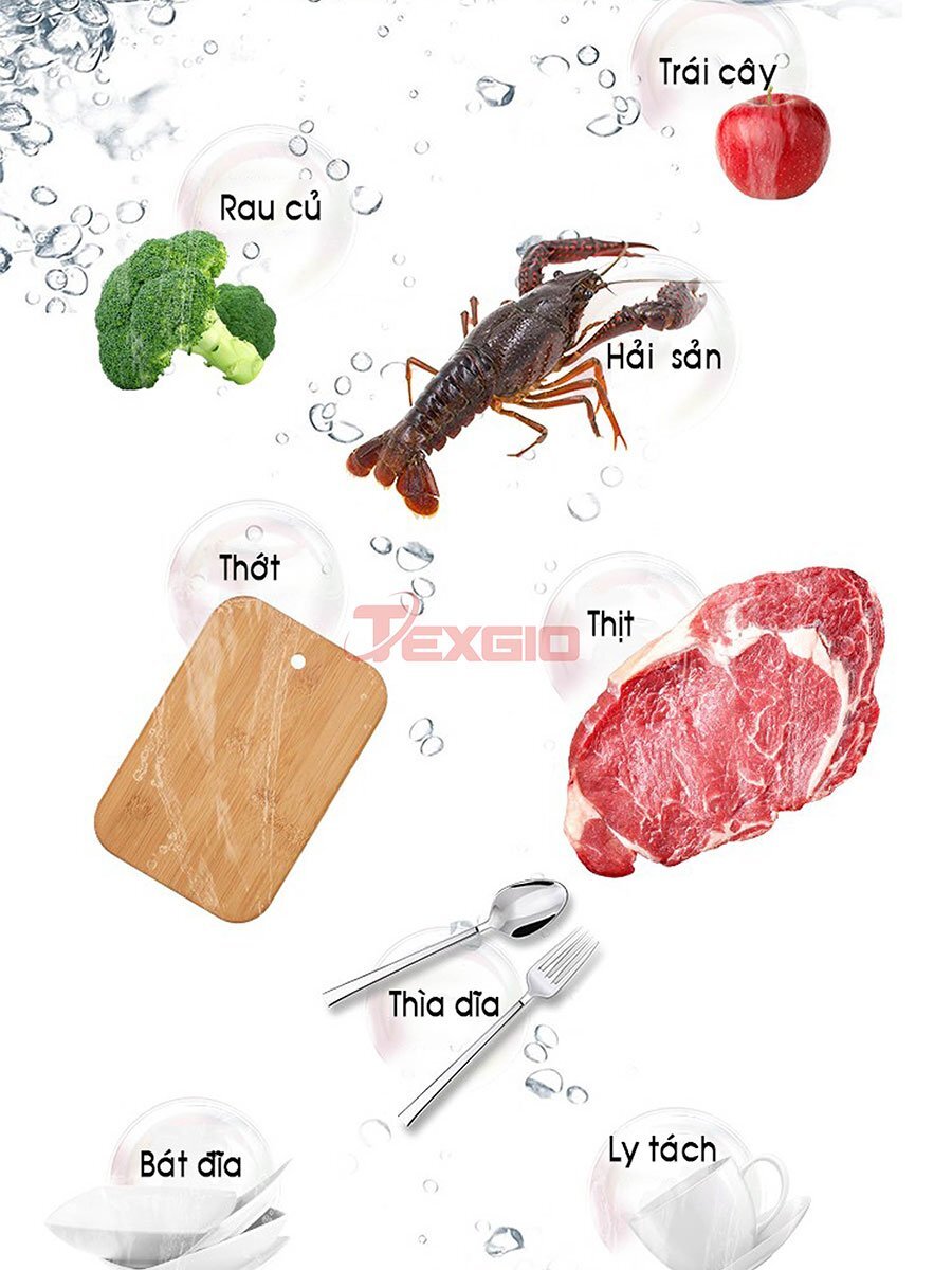 TGU-2000XD rửa được cả rau củ Máy rửa bát