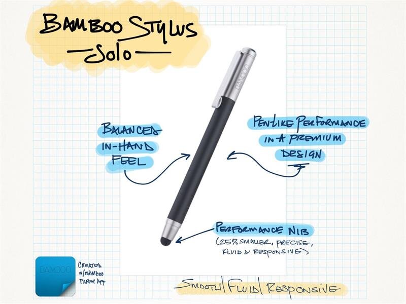 Bút cảm ứng Wacom Bamboo Solo CS-190