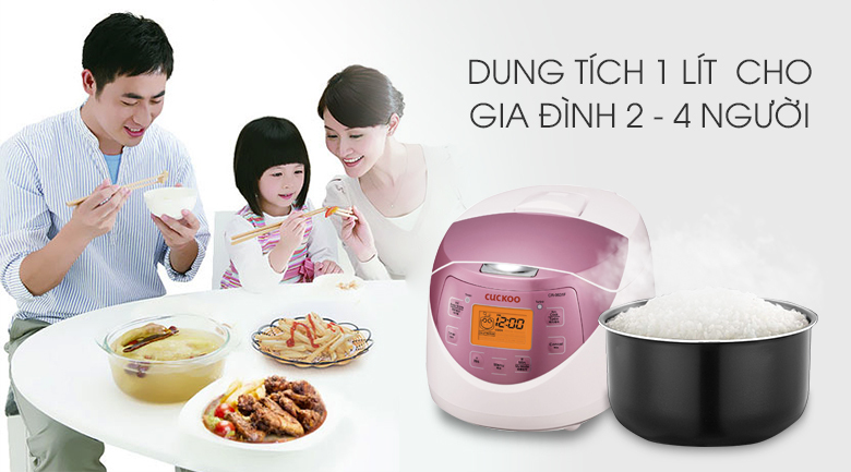 Nồi cơm điện tử Cuckoo 1 lít CR- 0631F Nồi cơm điện tử Cuckoo 1 lít CR- 0631F