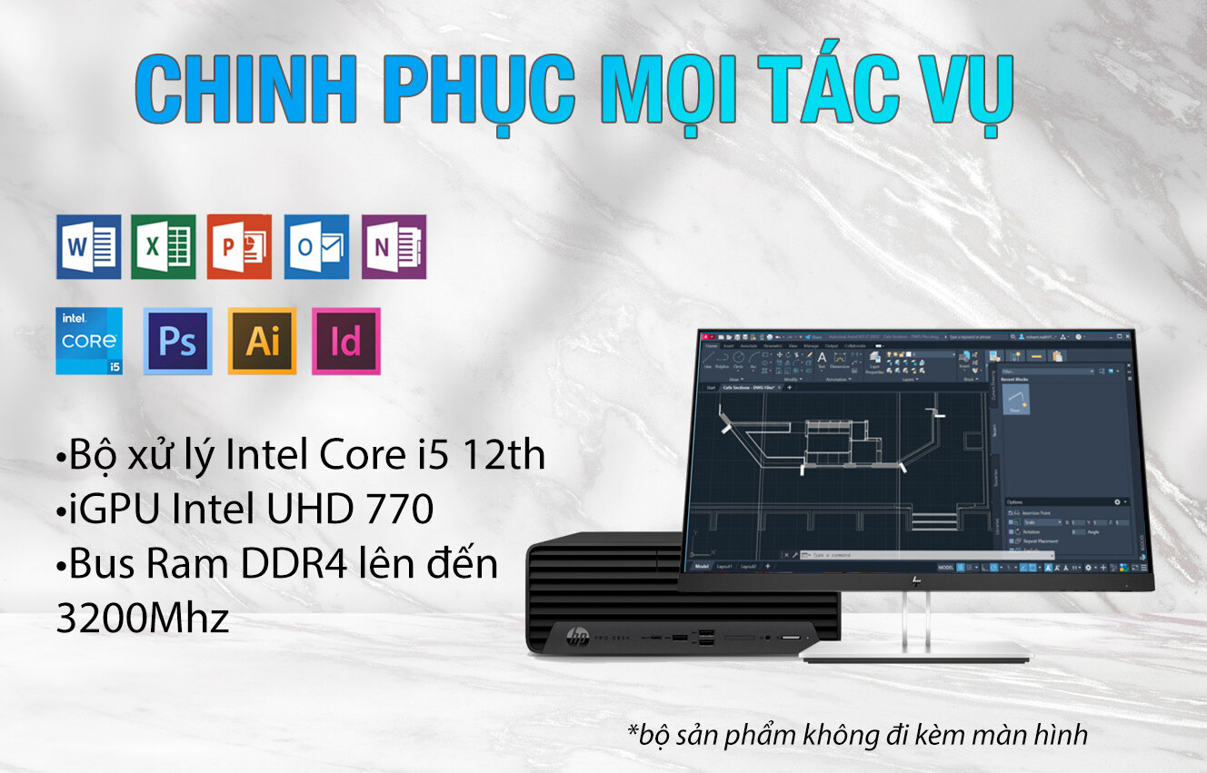 PC HP Pro 400 G9 SFF 72L09PA 1