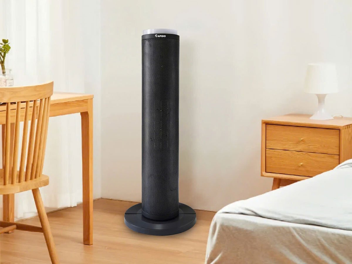 Máy sưởi gốm thiết kế nhỏ gọn, sang trọng Máy sưởi gốm