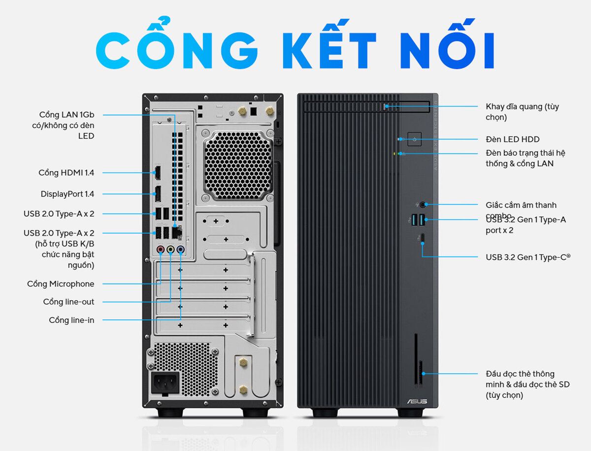 Máy tính để bàn Asus P500MV-31315U0170