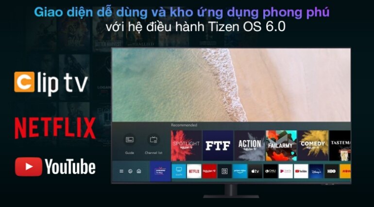 Smart Tivi QLED Samsung 85 inch 4K QA85Q70A