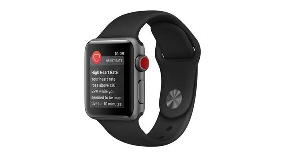 Apple Watch Nike Series 3 Cellular 42mm nhịp tim