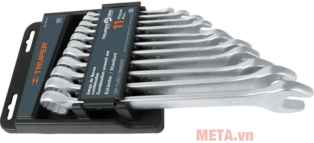 Bộ cờ lê vòng miệng 11 chi tiết Truper 15779 (JC-11M-E) Bộ cờ lê vòng miệng 11 chi tiết Truper 15779 (JC-11M-E)
