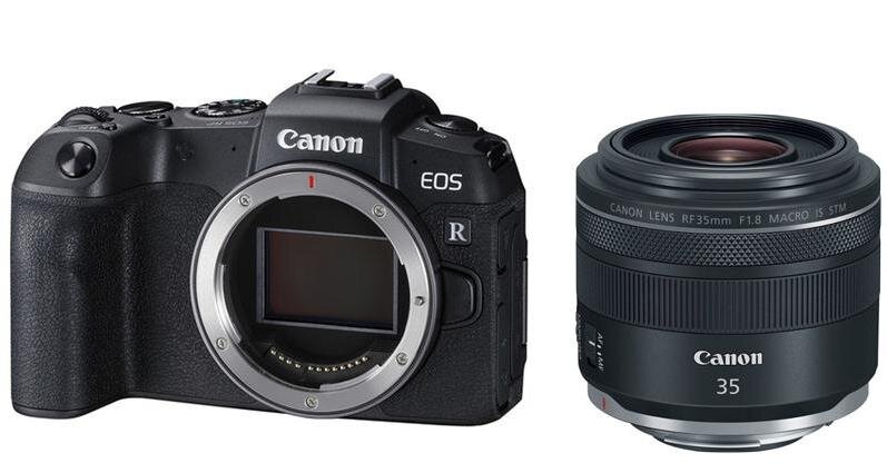Máy Ảnh Canon EOS RP   Ống Kính Canon RF 35mm F1.8 Macro IS STM