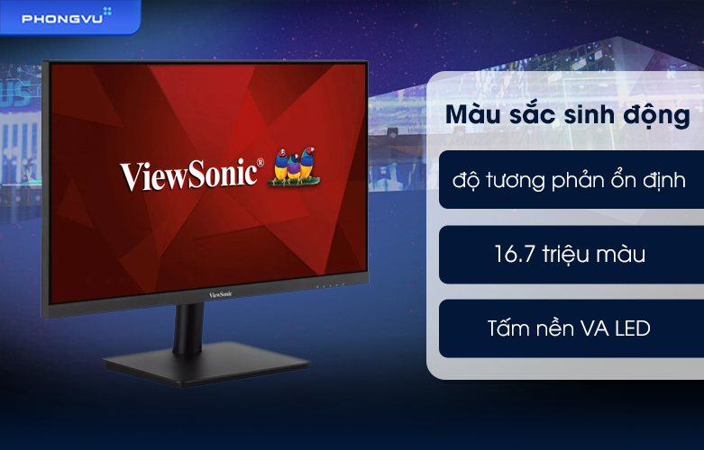 Với khả năng hiển thị màu sắc vượt trội lên đến hơn 16.7 triệu màu