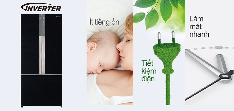 Tủ lạnh Panasonic inverter 491 lít NR-CY558GKVN Tủ lạnh Panasonic inverter 491 lít NR-CY558GKVN