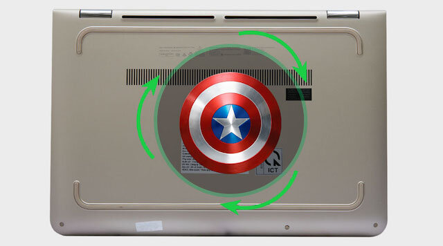 Laptop HP Pavilion x360 u103TU i3 7100U/4GB/500GB/Win10/(Y4F56PA)