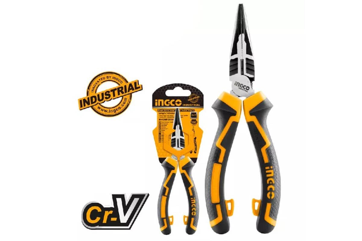 Kềm Mũi Nhọn Mỏ Dài Cao Cấp 160mm INGCO HHLNP28160