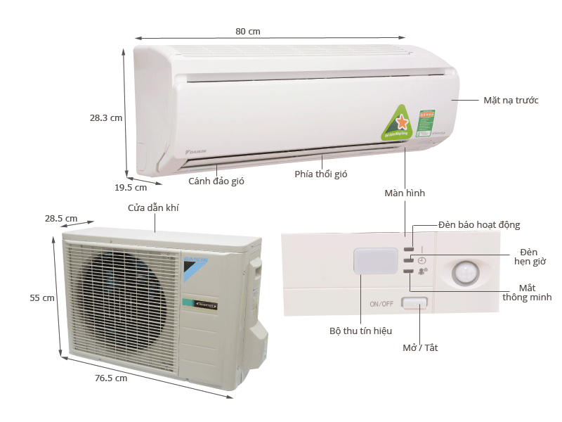 Máy lạnh Daikin FTKD35HVMV 1.5 Hp Máy lạnh Daikin FTKD35HVMV 1.5 Hp
