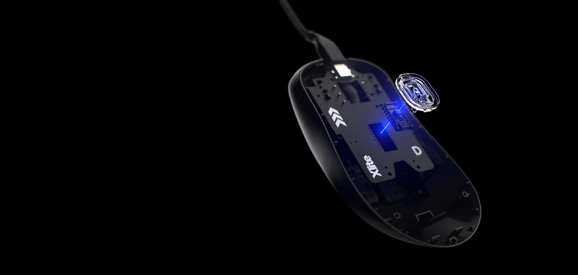 Chuột có dây Pulsar Xlite Wired Medium White 6