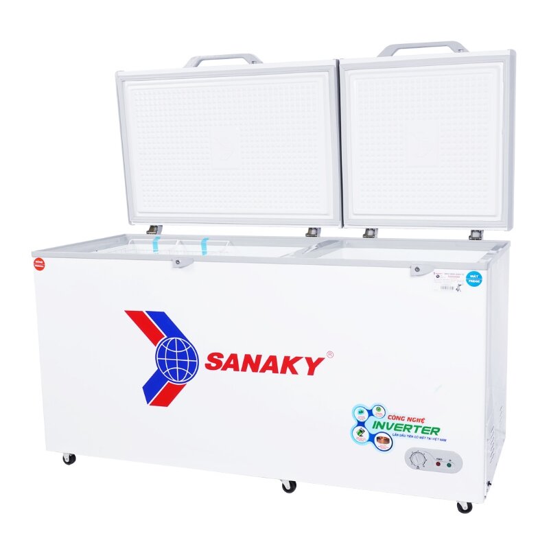 Tủ đông Sanaky inverter 2 ngăn 660 lít VH-6699W3