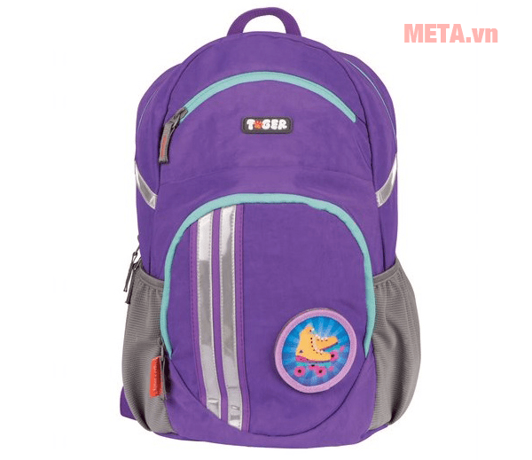 Balo học sinh siêu nhẹ Tiger Family LivelyCrinkled Purple