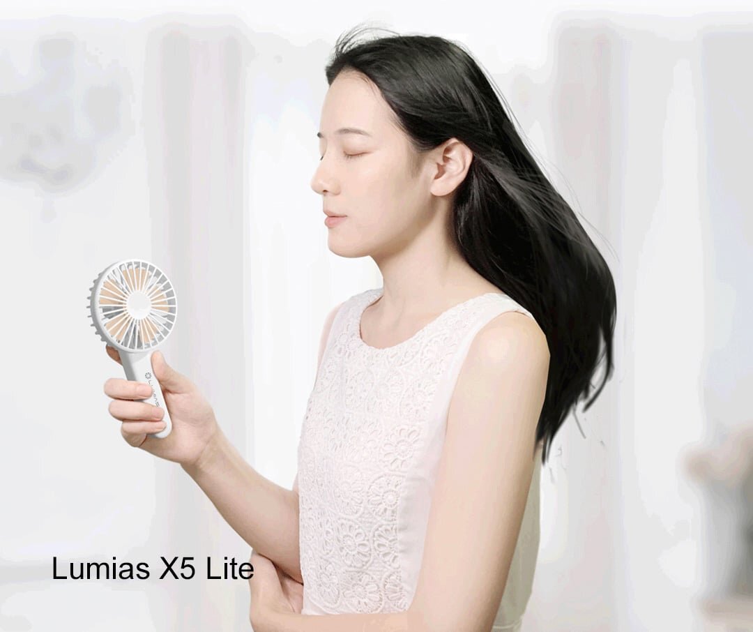 Quạt tích điện cầm tay Lumias X5 Lite