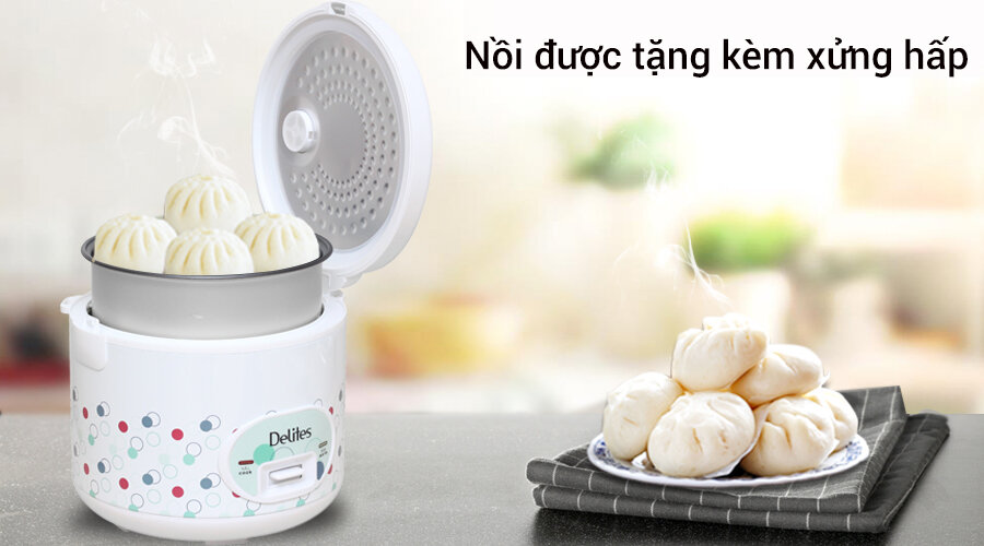 Nồi cơm điện Delites 1.8 lít NCG1801-02 Nồi cơm điện Delites 1.8 lít NCG1801-02