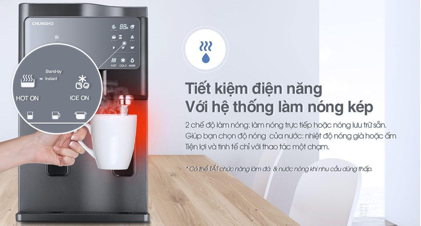 Máy lọc nước nóng lạnh Máy lọc nước khử trùng