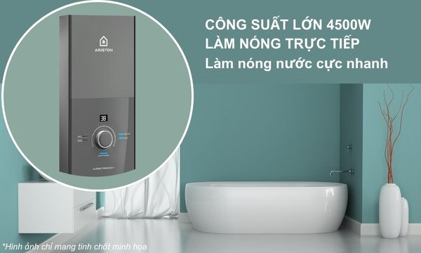 Máy nước nóng Ariston AURES Premium+ 4.5