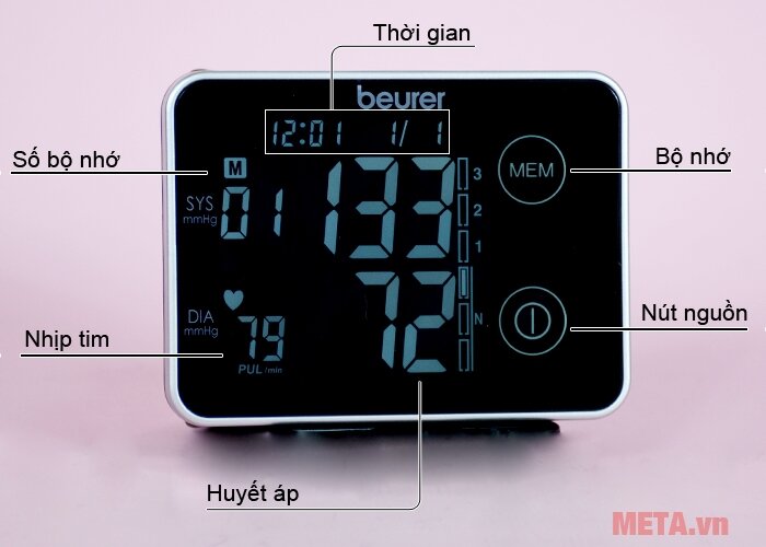 Máy đo huyết áp cổ tay Beurer BC 58