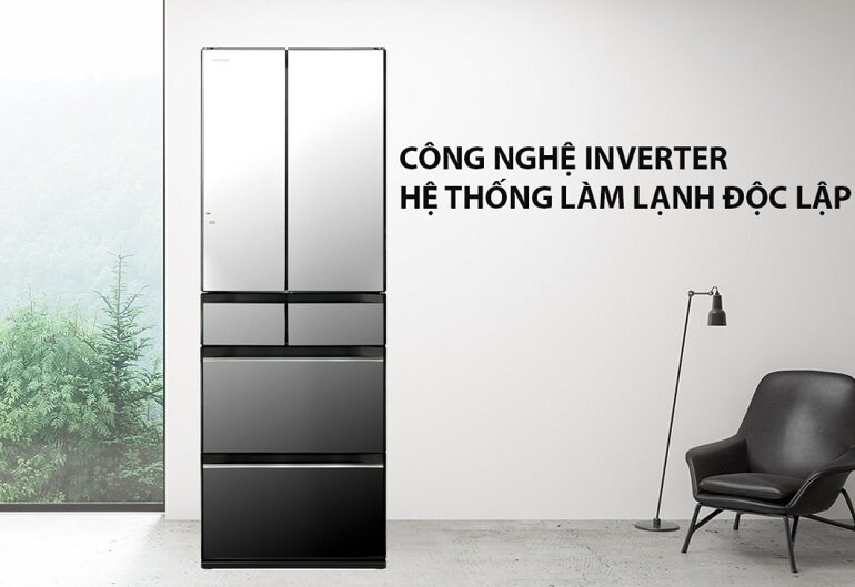 Tủ lạnh Hitachi Inverter 735 lít R-ZX740KV X